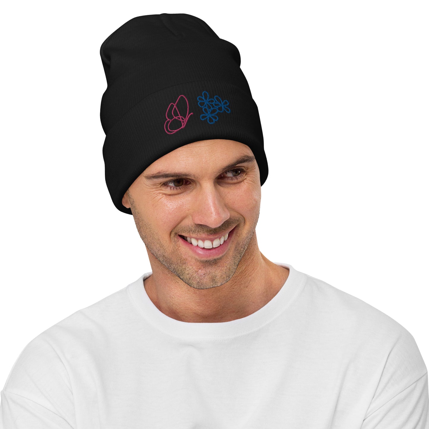Butterfly Embroidered Beanie (NS042)
