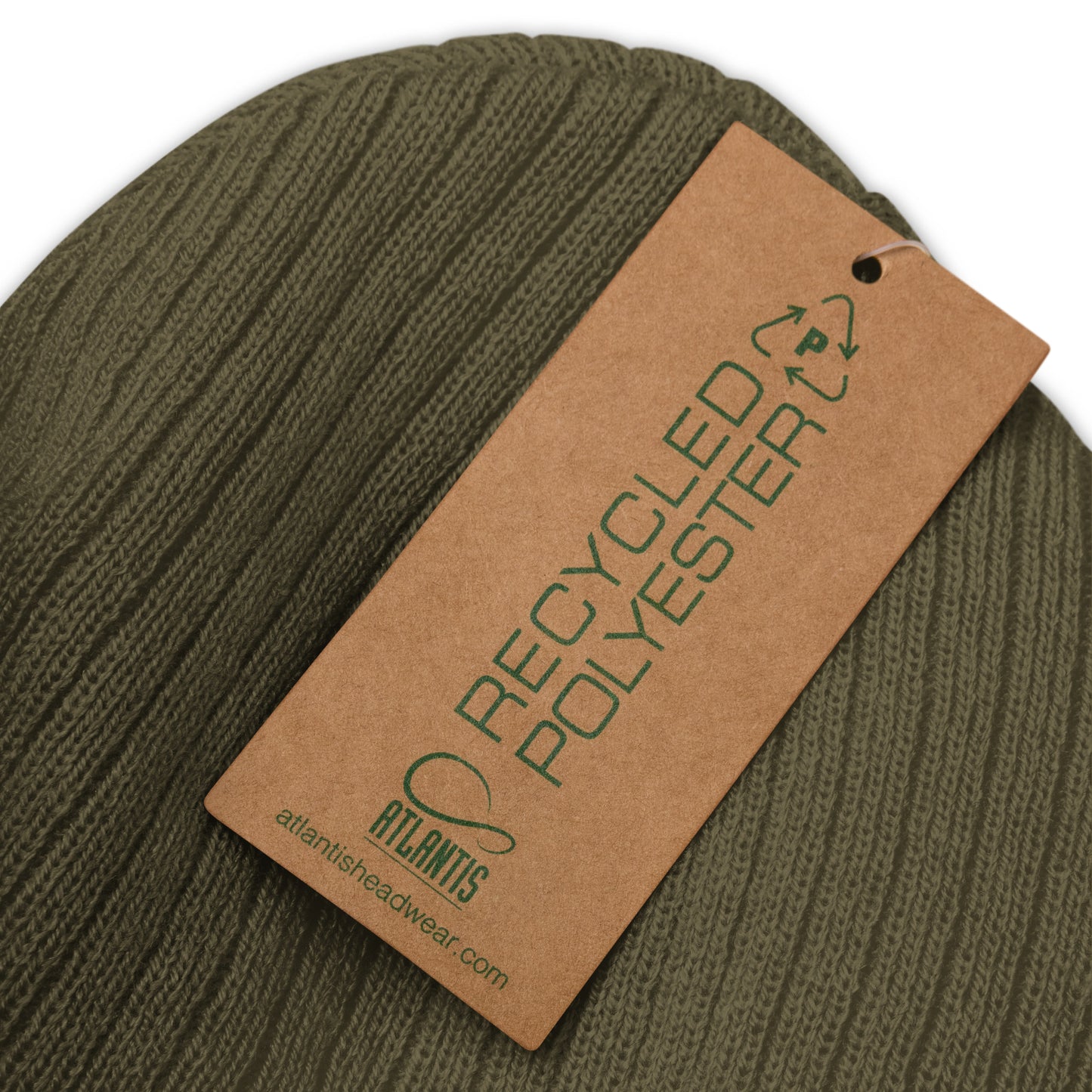 Butterfly Ribbed Knit Beanie (NS054)